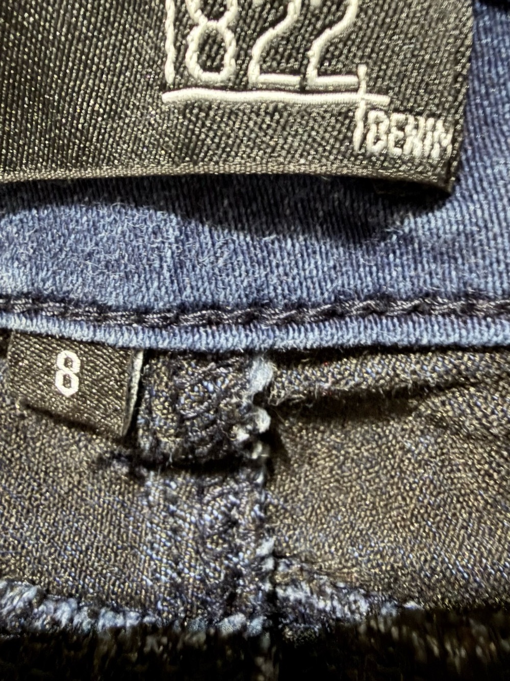 1822 Denim Women's Navy Skinny Jeans - Picture 2 of 2